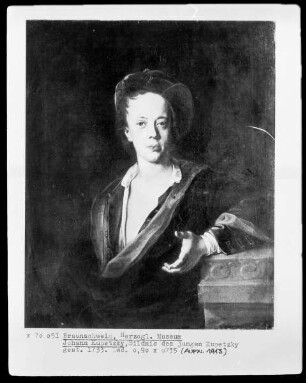 Bildnis eines Knaben / Bildnis des jungen Kupezky Christian Johann Friedrich (1716-1733)