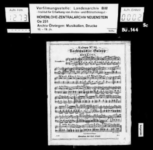 Bellini, Nachtwandler-Galopp (für Klavier), Breslau, Cranz.