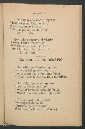 El amor y el desafío