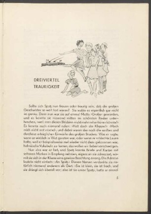 Dreiviertel Traurigkeit