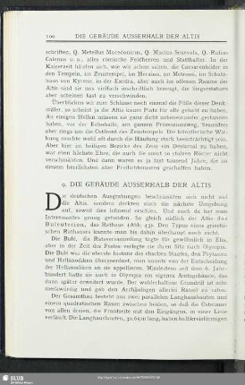 9. Die Gebäude Ausserhalb Der Altis