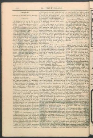 Fotografía. (Conclusión) : (Traducido del inglés para "El Perú Ilustrado")