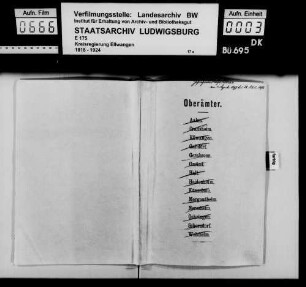 Armenwesen zu Bartenstein (OA Gerabronn)