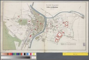 Kreisstadt Saargemünd : Uebersichtsplan