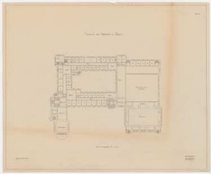 Schloss Posen, Posen Umbau: Grundriss 2.OG 1:200