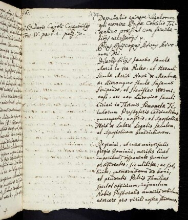 431r-432v, Deputatio quinque Legatorum qui nomine Papa concilio Tridentino praesint cum facultatibus necessariis, 1561