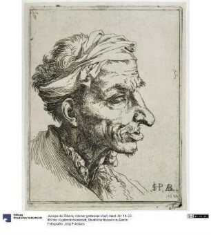 Kleiner grotesker Kopf