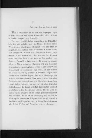 Brügge, den 25. August 1902