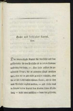 Sechs und funfzigstes Kapitel. Ende.