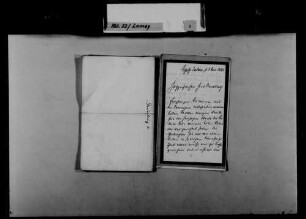 Schreiben von N.N. Denning, Juchow, an August Lamey: Dank für die Anteilnahme am Tod des Vaters August Dennig.