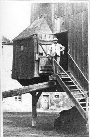 Bockelwitz-Leuterwitz. Bockmühle, Teilansicht, Repro