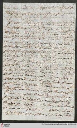 Brief von August Wilhelm Schlegel an August Boeckh
