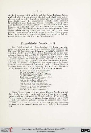 Französische Verslehre
