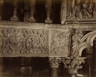 Die Marmorkanzel im Dom von Siena - Detail