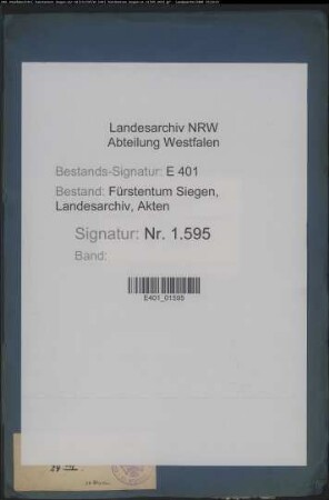 Wiederbesetzung des vakanten Pastorats zu Irmgarteichen