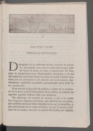 Capítulo XXXIV - Privanza en peligro