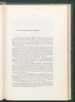 [Carta de Ricardo Gutierrez a] Estanislao del Campo
