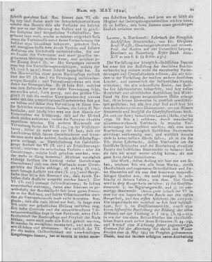 Weisse, C. E.: Lehrbuch des Königlich Sächsische Staatsrecht. Bd. 1. Leipzig: Hartknoch 1824