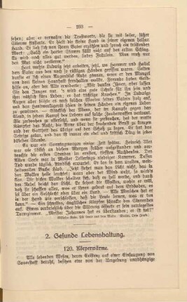 2. Gesunde Lebenshaltung