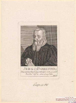 Sebald Parreuter junior (Barreuter), Diakon bei St. Lorenz