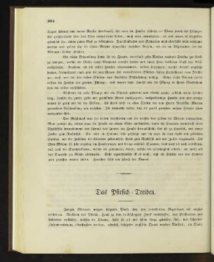 Das Pfirsich-Treiben.
