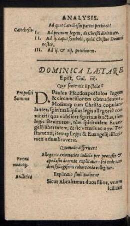 Dominica Laetare ...