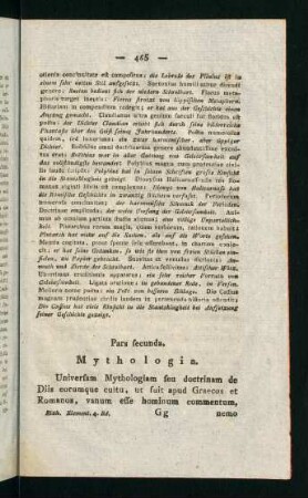 465-512, Pars secunda. Mythologia