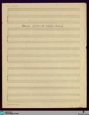 Abend dämmert sacht herauf - Mus. Hs. 1418,80 : V, pf; KauS p.112