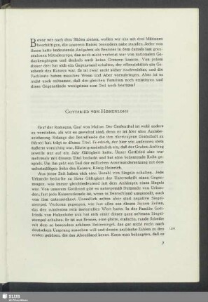 Gottfried von Hohenlohe