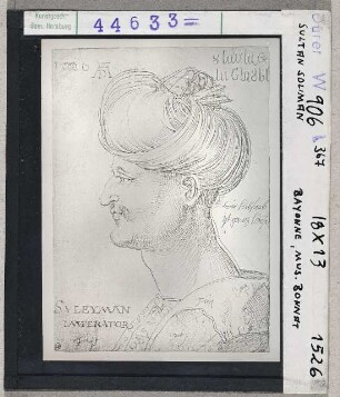 Albrecht Dürer: Sultan Soliman. Bayonne, Musée Bonnat