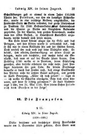 II. Die Franzosen