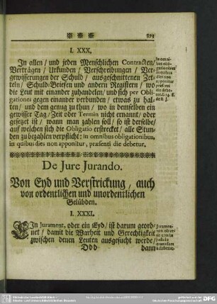 De Iure Iurando. Von Eyd und Verstrickung, auch von ordentlichen und unordentlichen Gelübden