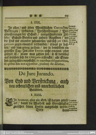 De Iure Iurando. Von Eyd und Verstrickung, auch von ordentlichen und unordentlichen Gelübden