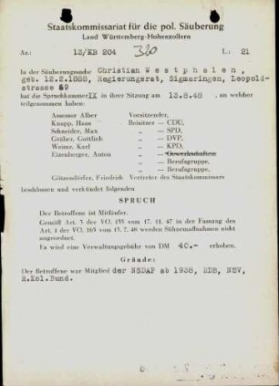 Westphal, Christian