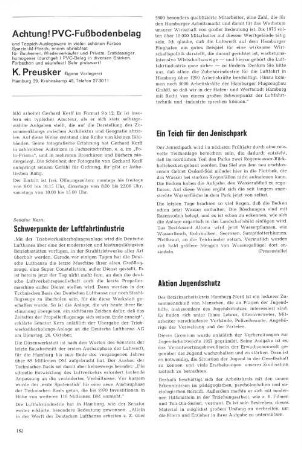 Schwerpunkt der Luftfahrtindustrie