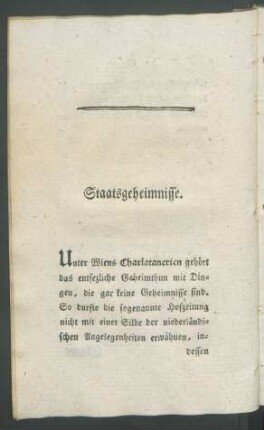 Staatsgeheimnisse