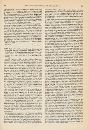 289-291 [Rezension] Von den Anfängen bis zum Tridentinum