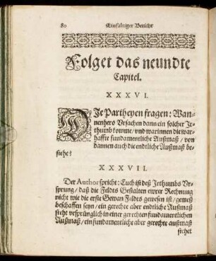 Folget das neundte Capitel.