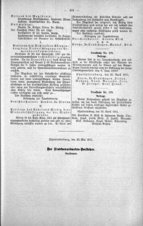 No. 12 (172-181) (178,179), 30. Mai 1911