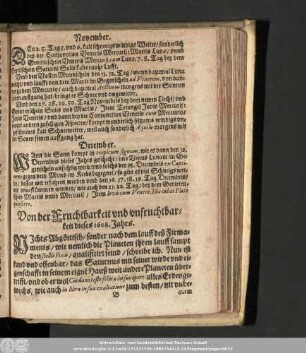 Von der Fruchtbarkeit und unfruchtbarkeit dieses 1608. Jahrs.