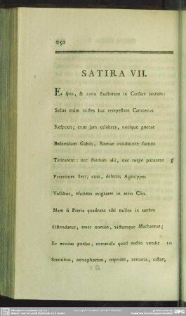 Satira VII.