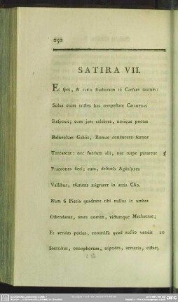 Satira VII.
