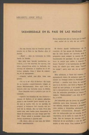 Skelmersdale en el país de las hadas : Vivia enamorado de un hada que le raptó una noche de lo alto de un cerro.