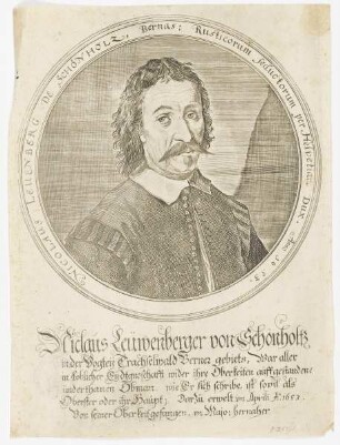 Bildnis des Nicolaus Leuenberger von Schönholz