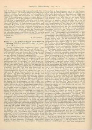 579-581 [Rezension] Maass, G., Der Einfluss der Religion auf das Recht und den Staat