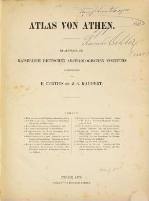 Atlas von Athen