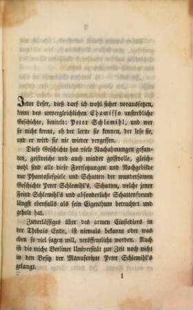 Die Manuscripte Peter Schlemihl's : kosmolog.-literar. Novelle, 1