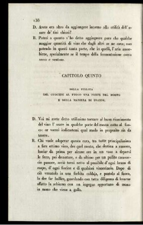 Capitolo Quinto