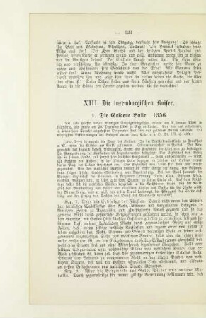 XIII. Die luxemburgischen Kaiser