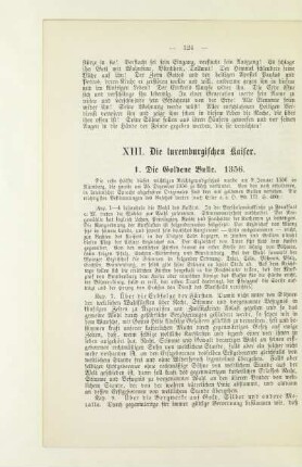 XIII. Die luxemburgischen Kaiser